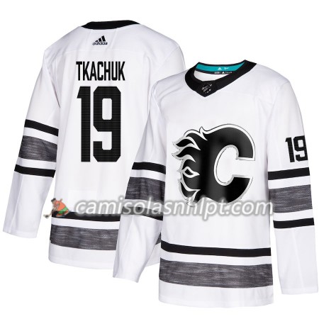 Camisola Calgary Flames Matthew Tkachuk 19 2019 All-Star Adidas Branco Authentic - Homem
